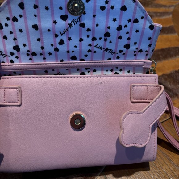 Betsy Johnson purse. Complete with wallet features for cards and money. - Picture 9 of 13